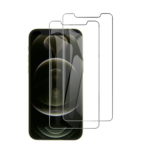 [PAQUET de 2] Protecteur d’écran en verre trempé pour iPhone 12 Pro d’Apple - convient aux étuis