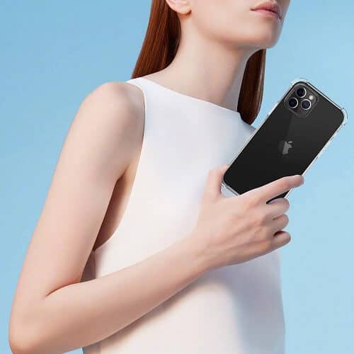 SuperShield – Étui antichoc en gel transparent robuste pour iPhone 12 Pro d’Apple, coussin d’air transparent, dos de protection robuste pour téléphone