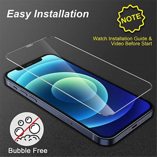 Apple iPhone 12 Mini Screen Protector Tempered Glass Screen Protector Guard - Case Friendly