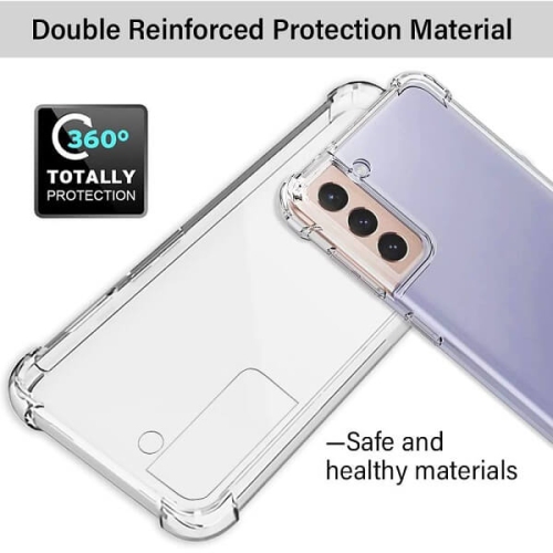 SuperShield Ultra Hybrid [technologie anti-jaunissement] conçu pour l’étui Galaxy S22 de Samsung - Crystal Clear