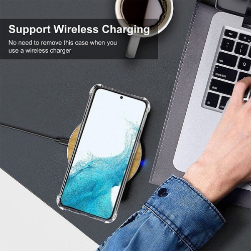 SuperShield Ultra Hybrid [technologie anti-jaunissement] conçu pour l’étui Galaxy S22 de Samsung - Crystal Clear