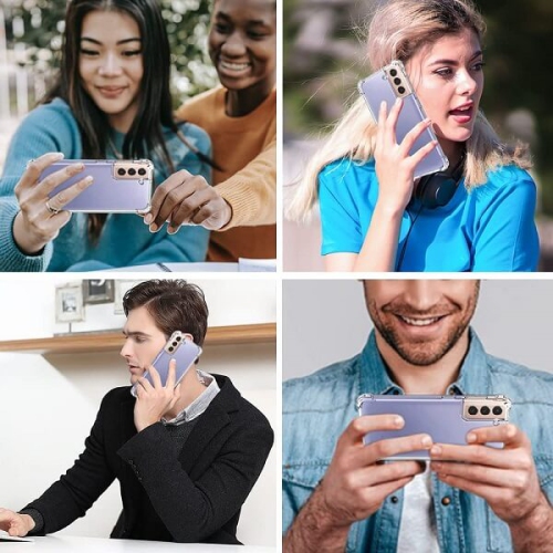 SuperShield Ultra Hybrid [technologie anti-jaunissement] conçu pour l’étui Galaxy S22 de Samsung - Crystal Clear