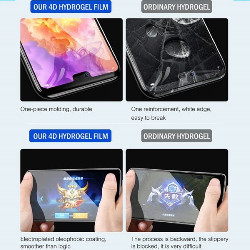 [Paquet de 3] Protecteur d'écran à pellicule Hydrogel à couverture complète pour Galaxy S21 SuperShield de Samsung