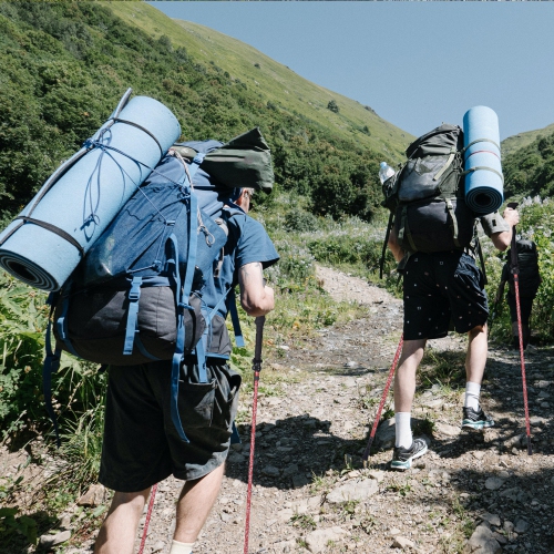 Bâtons de marche pliables PHAT, bâtons de randonnée en aluminium, extensible de 45,3" à 53,1"