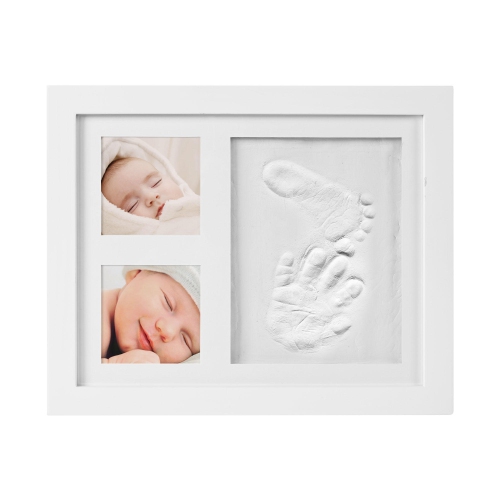 DIY Baby Footprint Handprint Impression Ink Kit Shadow Photo Frame Keepsake Baby Shower Safe Gift 
