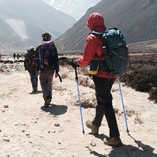 Bâtons de marche pliables PHAT, bâtons de randonnée en aluminium, extensible de 45,3" à 53,1"