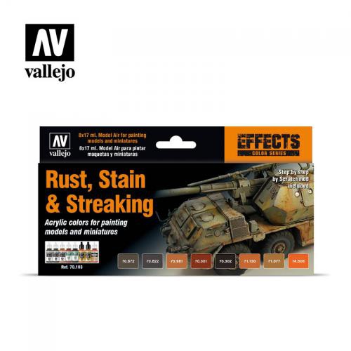 Rust Stain &amp; Streaking Color Set 8x17ml