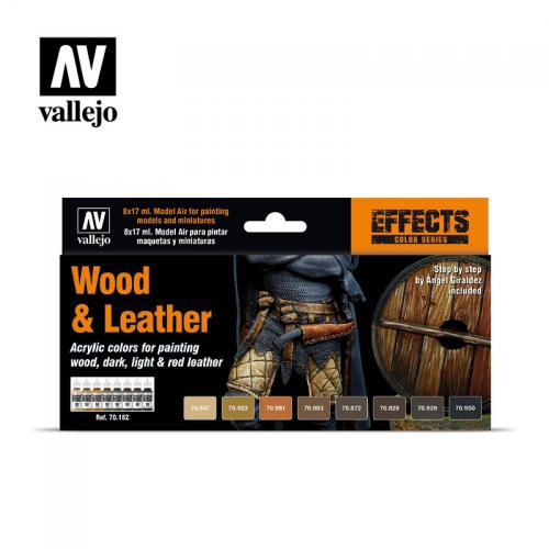 Wood &amp; Leather Color Set 8x17ml