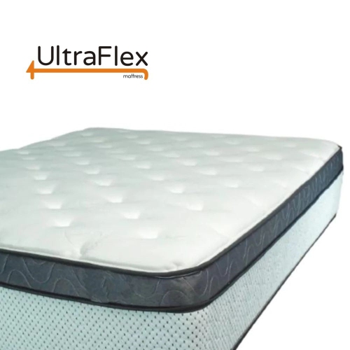 Matelas hybride écologique à ressorts ensachés et plateau euro 14 po EUPHORIA de Ultraflex
