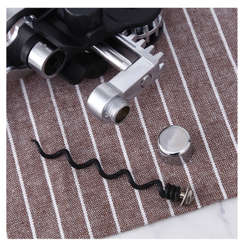 Arolly – Ouvre-bouteille de vin manuel, trousse d'ouvre-poignée en alliage de zinc, 9 accessoires à vin avec bouchon, coupe-capsule, aérateur, bec