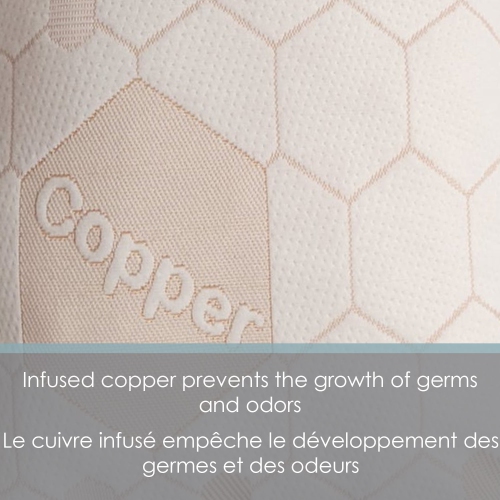 Health Comfort Copper Infused Pillow, King
