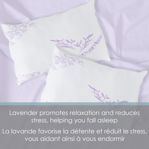 Opulent Lavender Infused Pillow, Standard