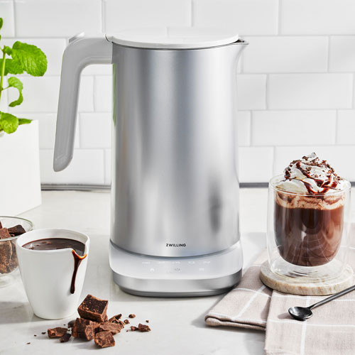 Bouilloire électrique programmable Enfinigy Pro de Zwilling - 1,5L - Argenté