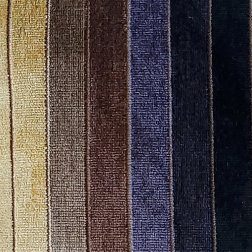 Bullion Stripes Textured Velvet Throw Pillow, 20"x20"