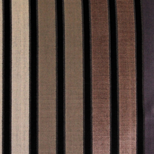 Amethyst Stripes Textured Velvet Throw Pillow, 20"x20"