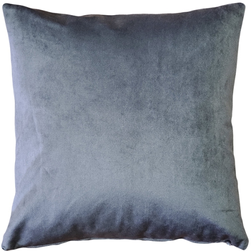 Robert Aluminum Stripe Velvet Pillow, 22"x22"
