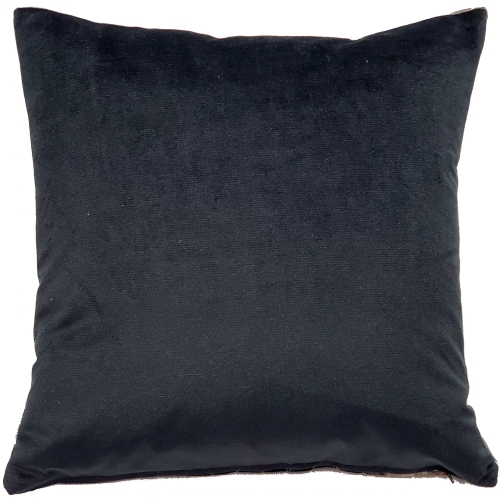 Carbon Stripes Textured Velvet Throw Pillow, 20"x20"