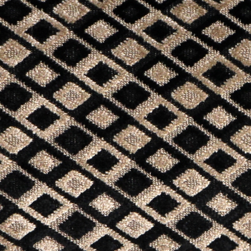 Jager Black Diamond Textured Velvet Throw Pillow, 12"x20"