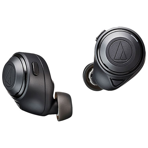 Audio-Technica ATH-CKS50TW In-Ear Noise Cancelling True Wireless Earbuds -  Black