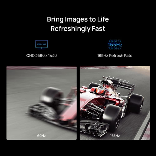 HUAWEI MateView GT 27'' Curved Gaming Monitor, 165Hz, 16:9 QHD 2560 x 1440, 2K, 1500R, Cinema-Level P3 Colour, 4000:1 Contrast Ratio, HDR, TÜV