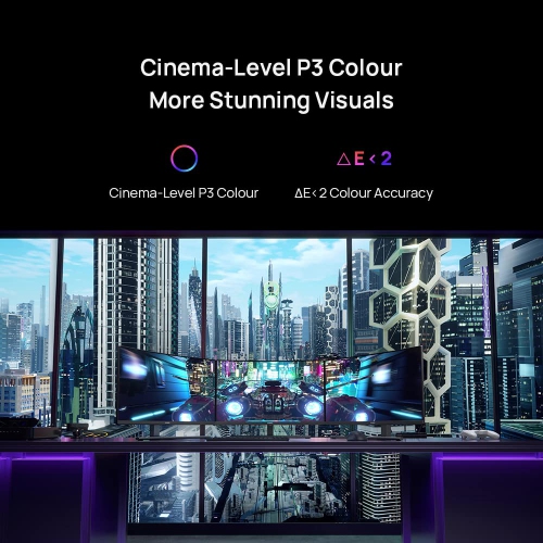 HUAWEI MateView GT 27'' Curved Gaming Monitor, 165Hz, 16:9 QHD 2560 x 1440, 2K, 1500R, Cinema-Level P3 Colour, 4000:1 Contrast Ratio, HDR, TÜV