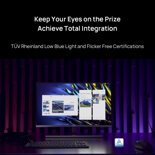 HUAWEI MateView GT 27'' Curved Gaming Monitor, 165Hz, 16:9 QHD 2560 x 1440, 2K, 1500R, Cinema-Level P3 Colour, 4000:1 Contrast Ratio, HDR, TÜV