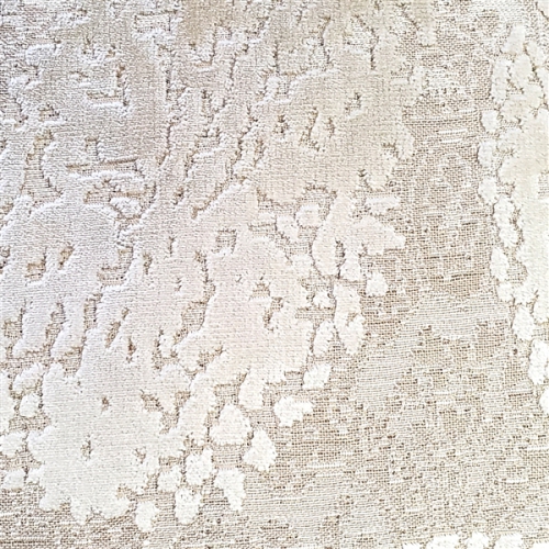 Rochelle Vanilla Paisley Velvet Pillow, 20"x20"