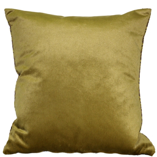 Jager Sage Diamond Textured Velvet Throw Pillow, 20"x20"