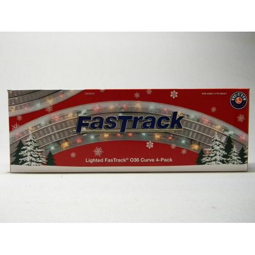 Lighted FasTrack Curve O36 4pc