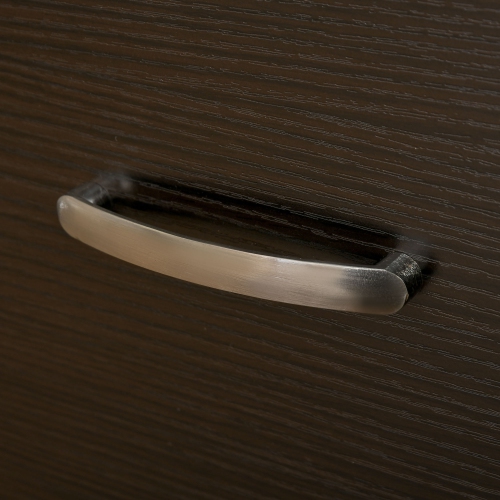 Vinsetto 2-Drawer Lateral Filing Cabinet with Lock, File Cabinet with Hanging Bar for Letter Size, Home Office, Espresso