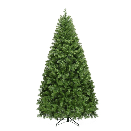 Pre-Lit Artificial PVC Christmas Tree with LED Lights anf Stand-8 ft