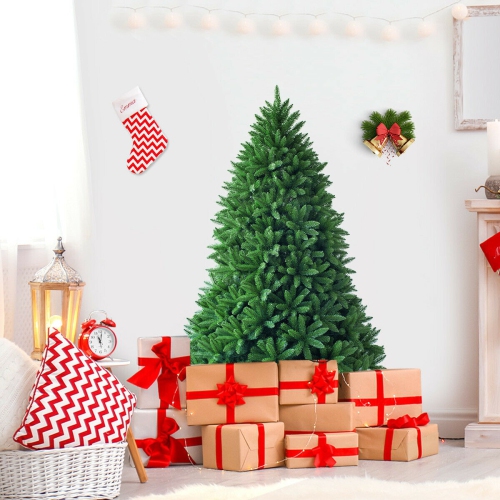 Holiday Fir Artificial Christmas Tree with 600 Branch Tips for Living Room Setup