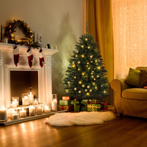 4 Feet Tabletop Artificial Christmas Tree with LED Lights