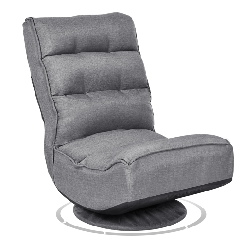 Fauteuil de jeu pliable à 5 positions - Gris