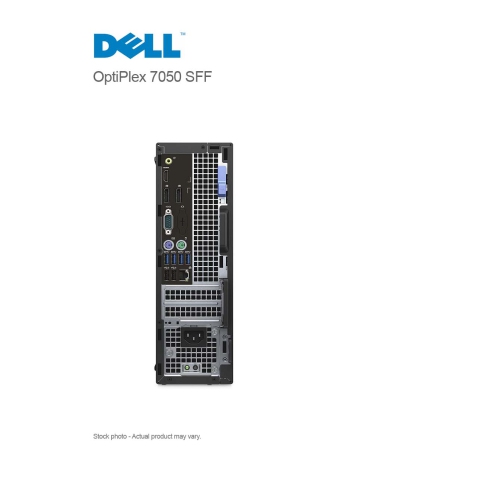 Dell OptiPlex 7050 Small Form Factor Desktop - Intel Core i7-6700, 16GB Memory, 256GB SSD, Win 10 Pro by DELL - Refurbished condition - Image 2