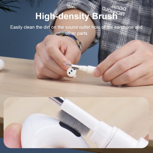 Hagibis Cleaning Pen for Airpods| Multi-Function Cleaner Kit| Soft Brush for Bluetooth Earphones Case Cleaning| Huawei Samsung MI Earbuds