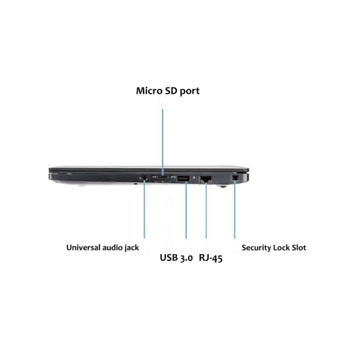 Refurbished - DELL Latitude 7480 14in Laptop Intel Core i5-6200U 2.3GHZ 16GB DDR4, 512GB SSD, Webcam, Windows 10 Pro