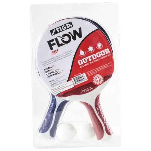 Ensemble de raquettes de tennis de table pour 2 personnes Flow de Stiga