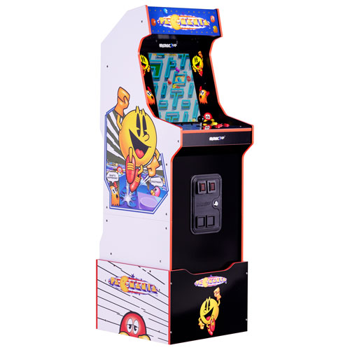 Arcade1Up Pac-Mania Arcade Machine with Riser
