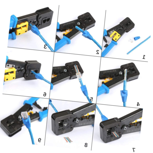 Pince à sertir EZ RJ45 passe-câble CAT5 Cat 5e outil de sertissage
