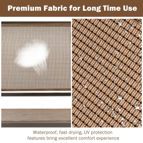 Outdoor Single Swing Glider Rocking Chair with Armrest