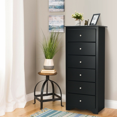 6-drawer chest dresser for clothes storage, perfect for bedroom furniture organization