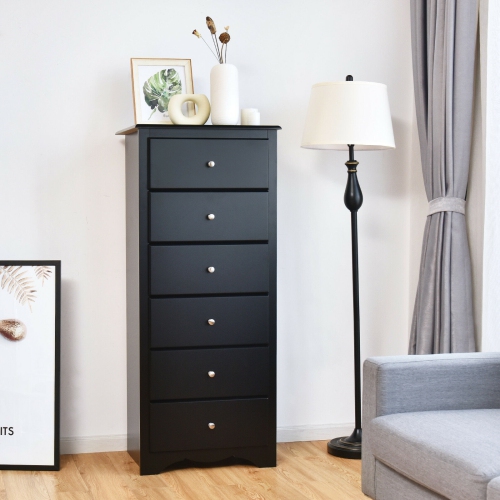 6-drawer chest dresser for clothes storage, perfect for bedroom furniture organization