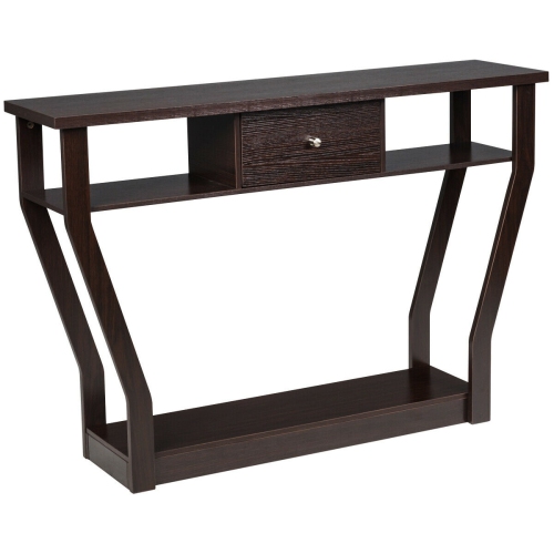 SLICKBLUE  Modern Sofa End Table With Drawer – Compact Accent Table for Small Spaces