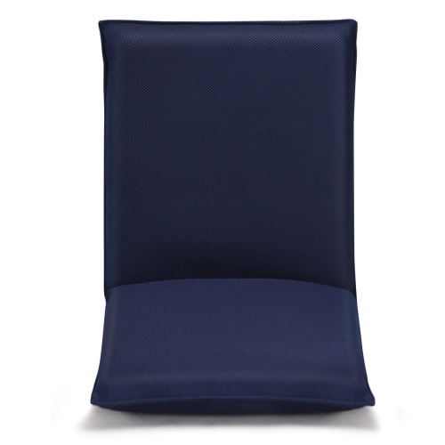 Chaise longue pliante ajustable 6 positions Lazy Man - Bleu marine