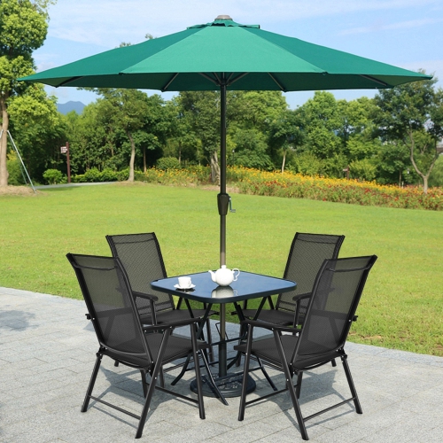 4-Pack Patio Folding Chairs Portable for Outdoor Camping