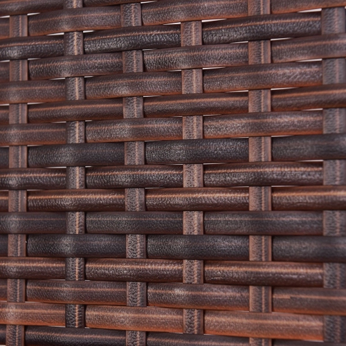 3 Pcs Cushioned Outdoor Wicker Patio Set