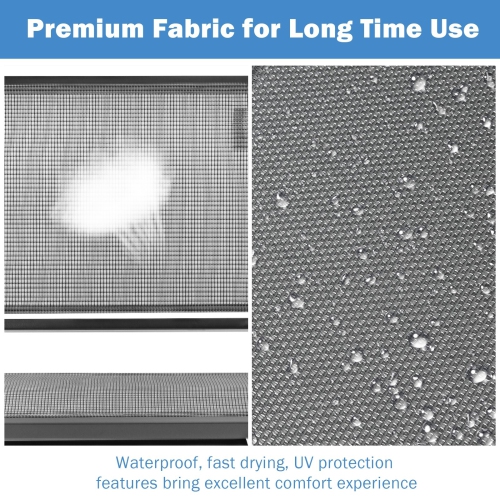 Outdoor Single Swing Glider Rocking Chair with Armrest