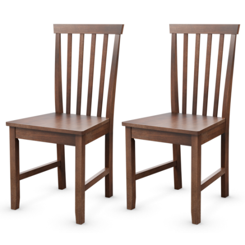 SLICKBLUE  Set Of 2 Dining Chair With Solid Wooden Legs