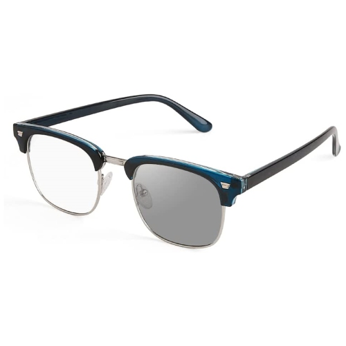 NIERBO  Light Filter Glasses, Photochromic Lenses Dark In Sunlight - Anti Eye Fatigue Computer Glasses for Men And Women Uv Blocking In Blue